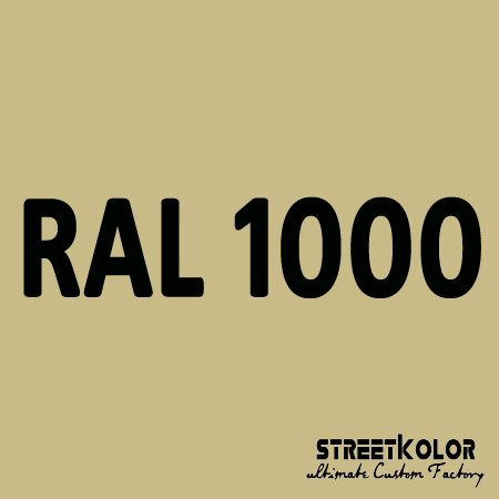 RAL 1000 akrylová auto farba lesklá alebo matná 1 liter + tužidlo + riedidlo