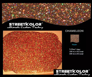 KolorPearl Chameleon - orange, 50 grams, 200 microns = 0.2 mm