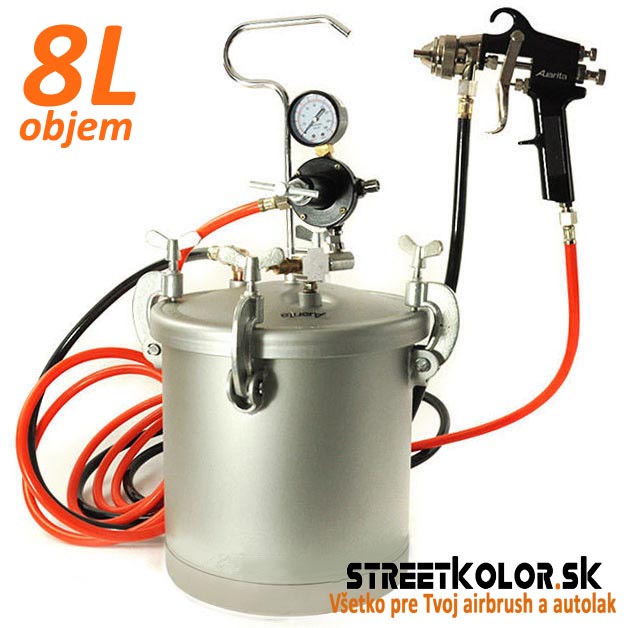 !!! AKCIA !!! Striekacia pištoľ so spodnou 8l nádobou  Auarita PT-8 1,8mm 
