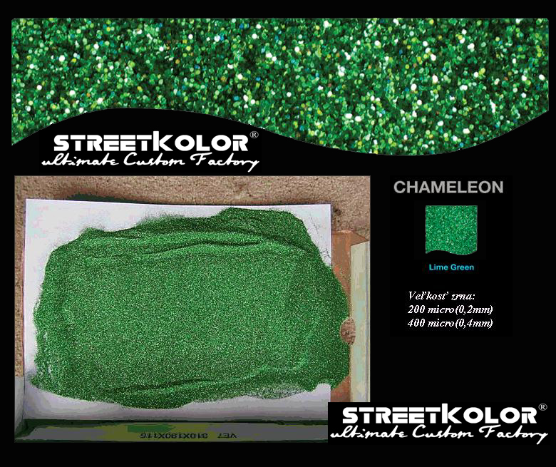 KolorPearl Chameleon - Dark Green, 100 grams, 400 microns (0.4 mm)