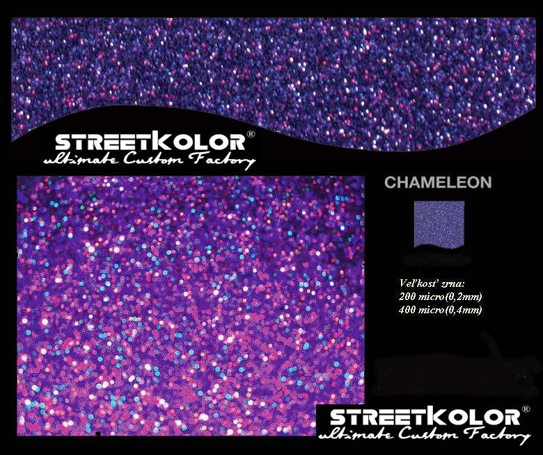 KolorPearl Chameleon - Dark Purple, 100 grams, 400 microns = 0.4 mm