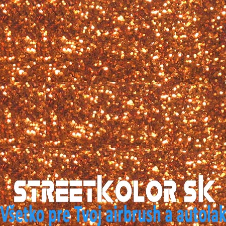 Perleť Oranžová, 100 gramov, 400 micro=0,4mm