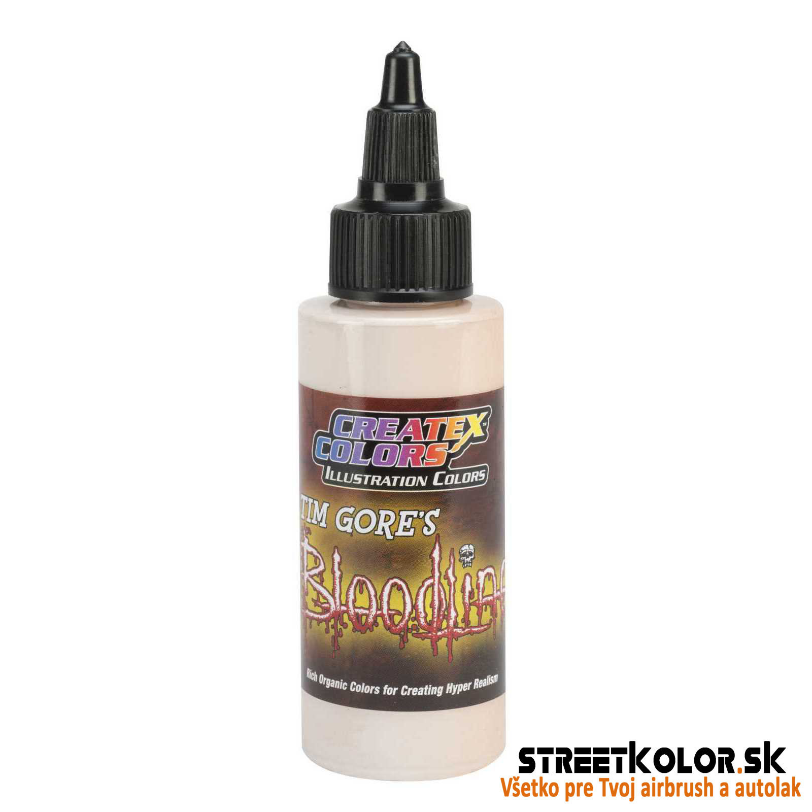 Ilustračná Svetloružová airbrush farba CreateX 60 ml