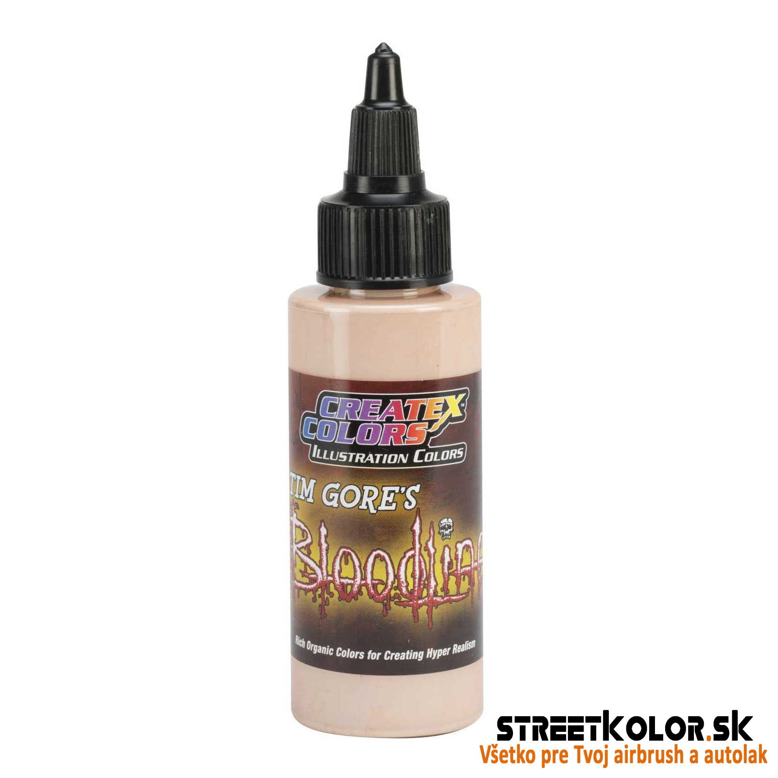 Ilustračná Tmavoužová airbrush farba CreateX 60 ml