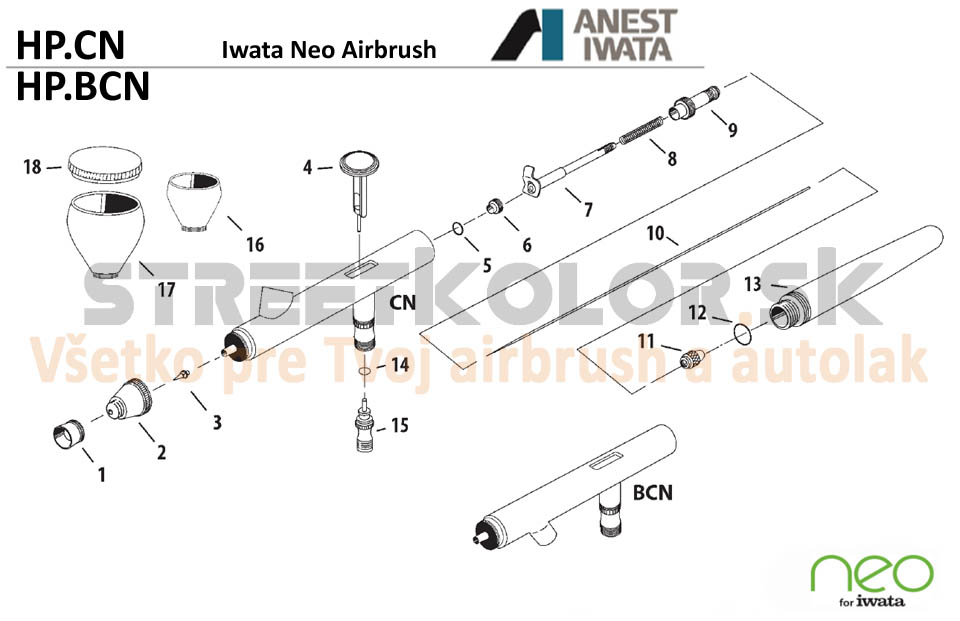 Diel č. 13 Iwata NEO