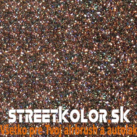Perleť Čierno-Medená, 100 gramov, 200 micro=0,2mm