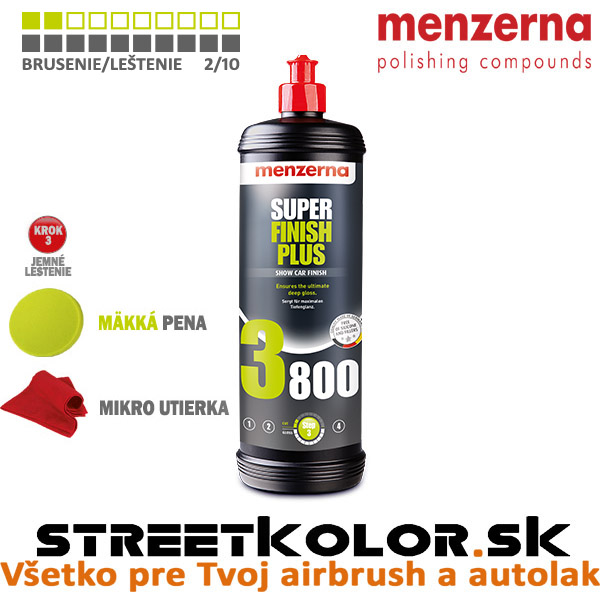 Menzerna 3800, super jemná leštiaca pasta, 250ml