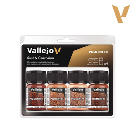 Vallejo Set Rust and Corrosion 73194  4 x 35ml