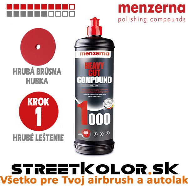 Menzerna 1000, hrubá brúsna pasta, 1000ml