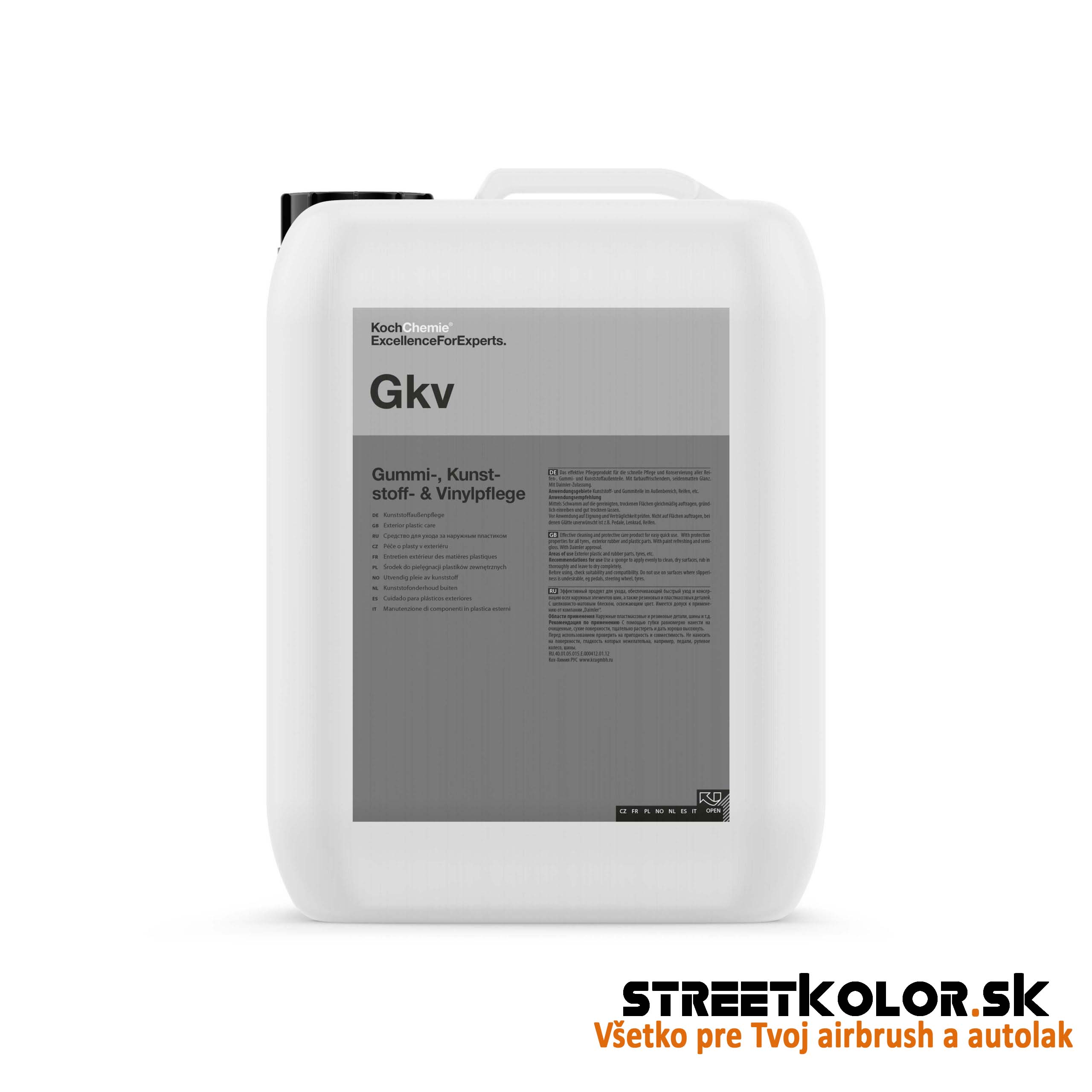 KochChemie Gkv Starostlivosť o plasty v exteriéri matný vzhľad 