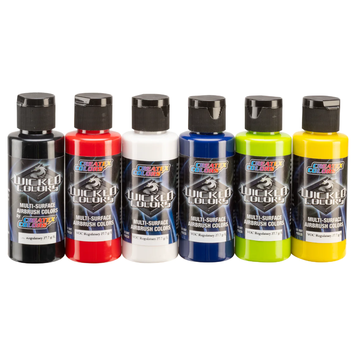 6x60ml Wicked Opaque sada nepriehľadných airbrush farieb W131-02