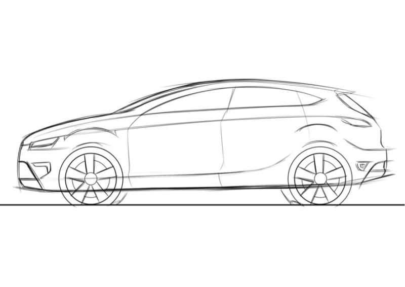 Hatchback: Kompletný set: Plnič, farba, lak pre Hatchback strednej triedy 
