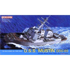 Dragon U.S.S. MUSTIN DDG-89 Model Set lode 1:700