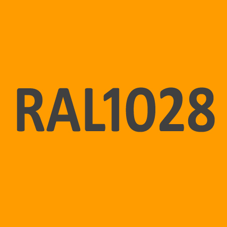 RAL 1028 Melónová žltá farba nariedená, lakovateľná, 1 liter