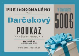 Valentínsky darčekový poukaz PRE DOKONALÉHO MUŽA v hodnote 500€
