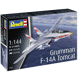 Revell Grumman F-14A Tomcat Model Set lietadlo 1:144, 49 dielov