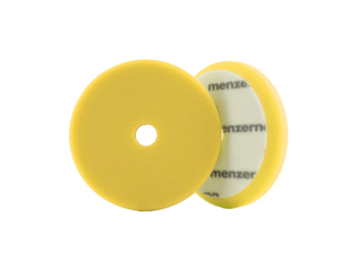 Menzerna Velcro hladký stredne tvrdý leštiaci kotúč na suchý zips, Žltý, 150mm