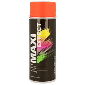 MaxiColor Fluorescenčná farba s finálnym lesklým lakom v spreji, RAL0016 Objem: 400ml