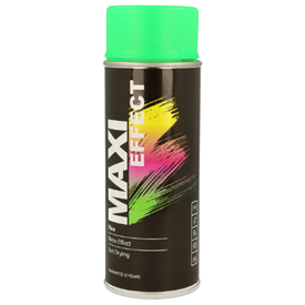 MaxiColor Fluorescenčná farba s finálnym lesklým lakom v spreji, RAL0019 Objem: 400ml