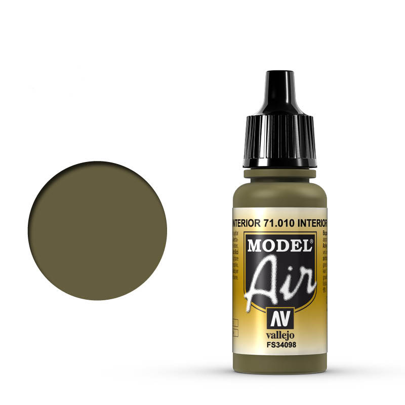 Vallejo 71.010 khaki zelená akrylová airbrush farba 18 ml