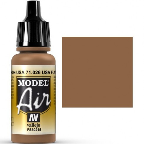 Vallejo 71.026 tehlovo hnedá akrylová airbrush farba 18 ml