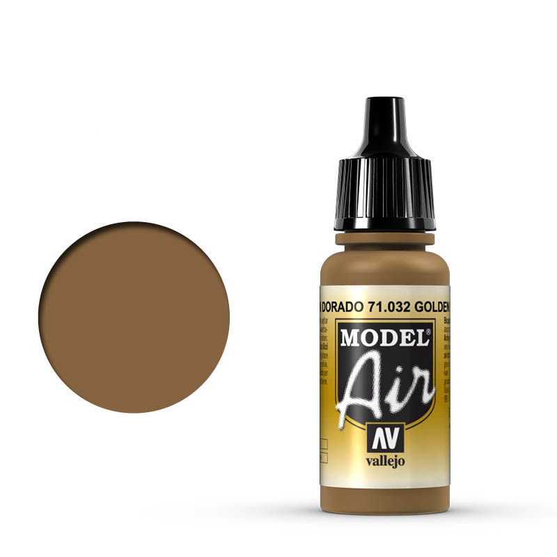 Vallejo 71.032 zlatohnedá akrylová airbrush farba 17 ml