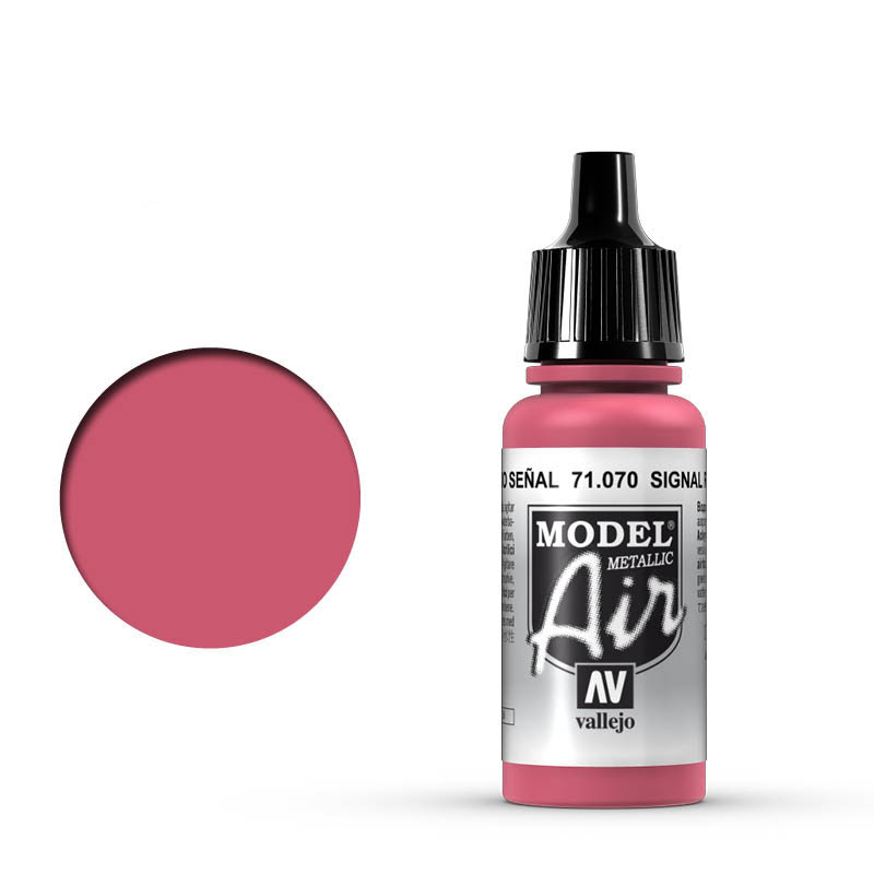 Vallejo 71.070 signálna červená airbrush farba 17 ml