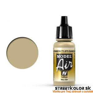 Vallejo 71.075 slonovinová airbrush farba 18 ml