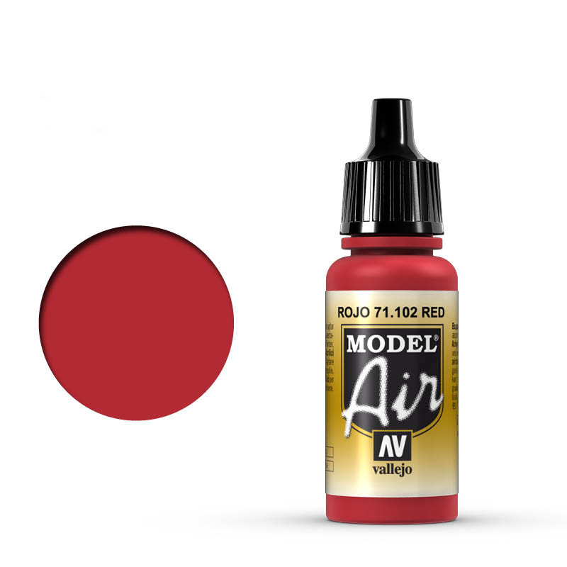 Vallejo 71.102 červená airbrush farba 18 ml