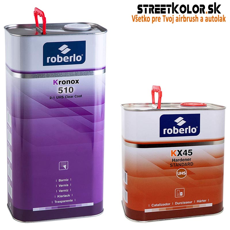 UHS LAK ROBERLO KRONOX 510 Extra vysoký lesk 2:1, 1 liter laku + 0,5l tužidla 