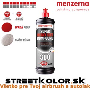 Menzerna 300, hrubá + stredná brúsna pasta, 250ml